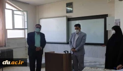 بازدید دکتر علی محمدی معاونت فرهنگی و اجتماعی دانشگاه از مراحل فیلمبرداری و تولید محتوای آموزشی  اربعین مجازی دانشگاه فرهنگیان به میزبانی استان قم 7