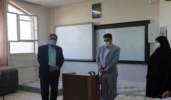 بازدید دکتر علی محمدی معاونت فرهنگی و اجتماعی دانشگاه از مراحل فیلمبرداری و تولید محتوای آموزشی  اربعین مجازی دانشگاه فرهنگیان به میزبانی استان قم 7