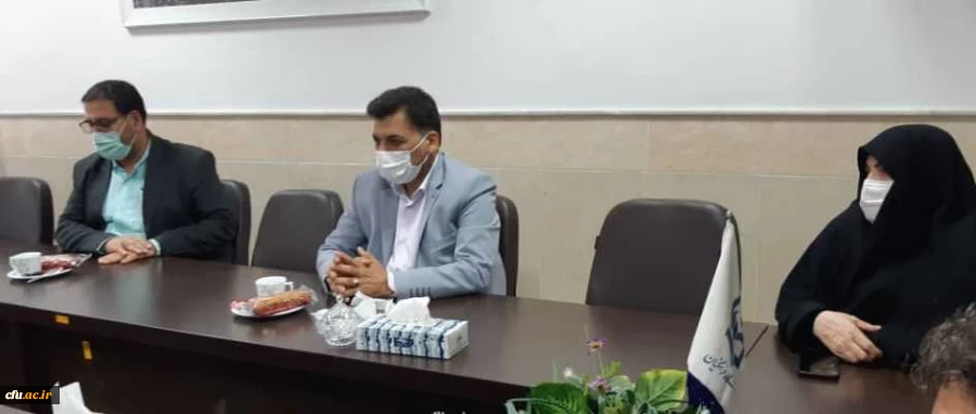 بازدید دکتر علی محمدی معاونت فرهنگی و اجتماعی دانشگاه از مراحل فیلمبرداری و تولید محتوای آموزشی  اربعین مجازی دانشگاه فرهنگیان به میزبانی استان قم 8