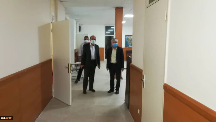 بازدید دکتر سمیعی معاونت آموزش و تحصیلات تکمیلی دانشگاه فرهنگیان ، از پردیس آیت الله خامنه ای گرگان 3
