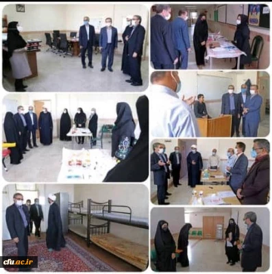 بازدید نماینده مردم شهرستان های سمنان، سرخه  و مهدیشهر در مجلس شورای اسلامی از پردیس های دانشگاه فرهنگیان سمنان