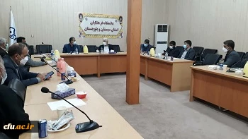 دیدار رئیس کمیسیون بهداشت مجلس شورای اسلامی با اساتید و اعضای هیئت علمی دانشگاه فرهنگیان سیستان و بلوچستان 7