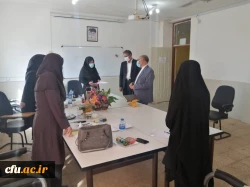 بازدید مسئولین دانشگاه فرهنگیان استان ایلام از محل انجام مصاحبه 