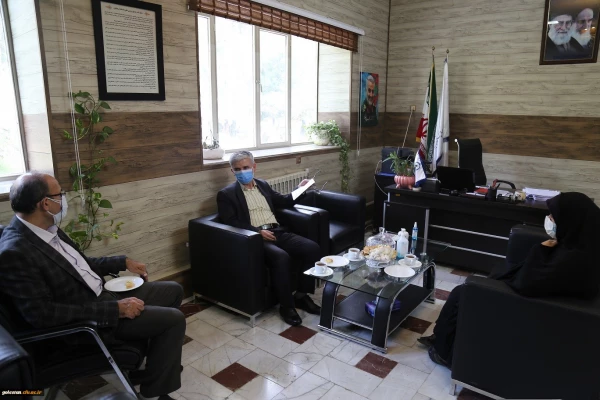 بازدید دکتر سمیعی معاونت آموزش و تحصیلات تکمیلی دانشگاه فرهنگیان از مدیریت امور پردیس هاس استان گلستان 2