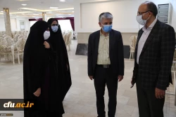 بازدید دکتر سمیعی معاونت آموزش و تحصیلات تکمیلی دانشگاه فرهنگیان از مدیریت امور پردیس هاس استان گلستان 3