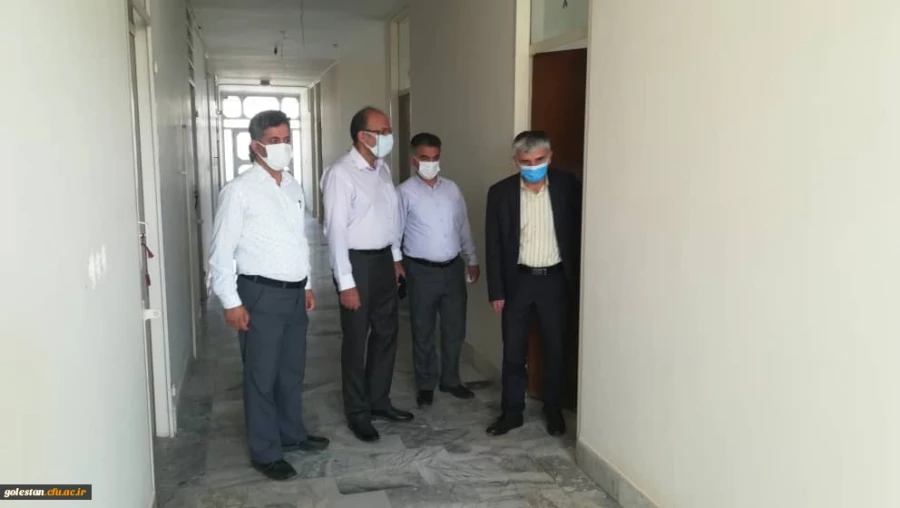 بازدید دکتر سمیعی معاونت آموزش و تحصیلات تکمیلی دانشگاه فرهنگیان از مدیریت امور پردیس هاس استان گلستان 6