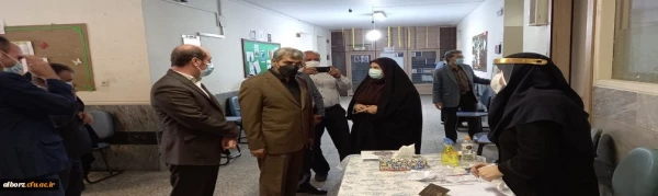 بازدید دکتر قاسمی، مدیرکل آموزش و پرورش استان البرز، از روند مصاحبه پذیرفته شدگان آزمون سراسری
 2