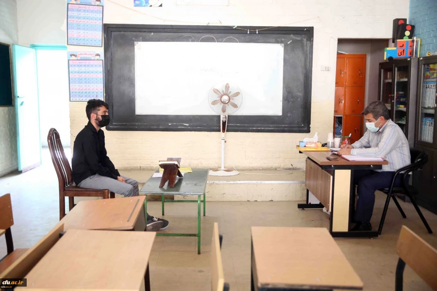 بازدید سرپرست وزارت آموزش و پرورش  از نحوه مصاحبه داوطلبان دانشگاه فرهنگیان در  مرکز آموزشی شهید باهنر 5