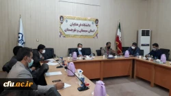 نشست هم اندیشی معاون پژوهش وفناوری دانشگاه فرهنگیان کشور با کارکنان و اساتید هیئت علمی دانشگاه فرهنگیان استان سیستان وبلوچستان 4