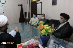 دیدار مدیر ستاد اقامه نماز استان با مدیر دانشگاه فرهنگیان یزد 4