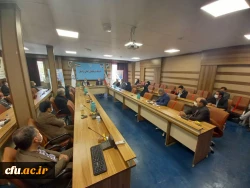 جلسه هم اندیشی و پاسخ به مطالبات و دغدغه های استادان دانشگاه فرهنگیان اردبیل در آستانه سال تحصیلی جاری 4