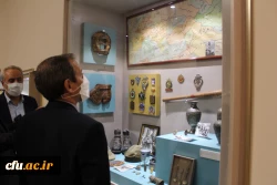 بازدید معاون پژوهش و فناوری دانشگاه فرهنگیان کشور از موزه دانشگاه فردوسی مشهد 6