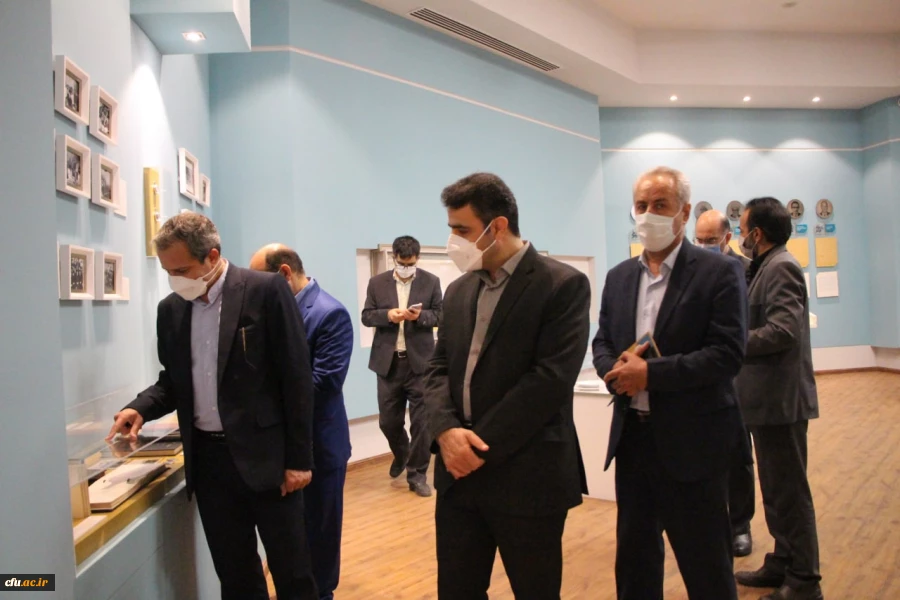 بازدید معاون پژوهش و فناوری دانشگاه فرهنگیان کشور از موزه دانشگاه فردوسی مشهد 9