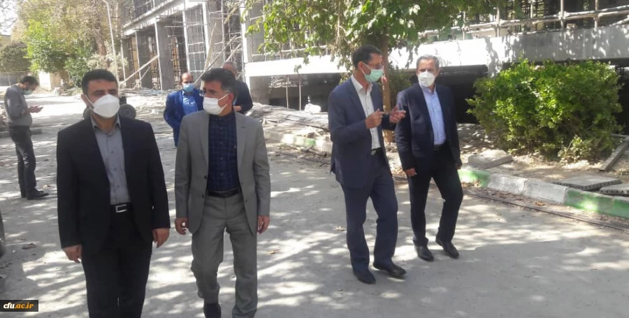 بازدید معاون پژوهشی و فناوری دانشگاه فرهنگیان از ساختمان در حال احداث بنیاد پژوهشی دانشگاه فرهنگیان استان خراسان رضوی 2