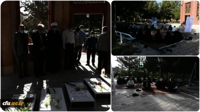 در استان خراسان جنوبی برگزار شد:

مراسم تجدید میثاق با آرمان های شهدای گرانقدر انقلاب و غبار روبی و عطر افشانی گلزار شهدا