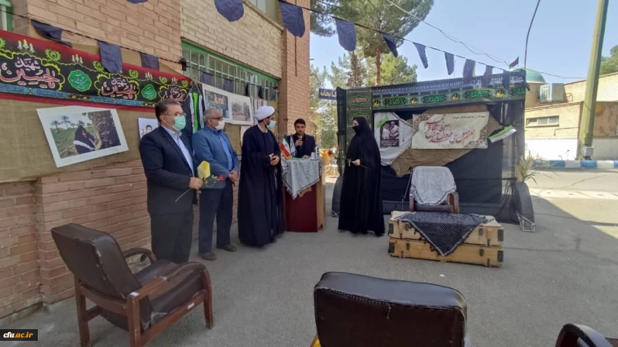 مراسم گرامیداشت آغاز هفته دفاع مقدس در پردیس شهید رجایی سمنان 3