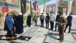 مراسم گرامیداشت آغاز هفته دفاع مقدس در پردیس شهید رجایی سمنان 5