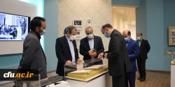 بازدید معاون پژوهش و فناوری دانشگاه فرهنگیان از موزه دانشگاه فردوسی مشهد
 12