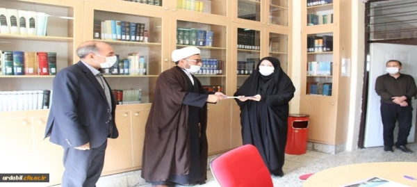 تکریم و معارفه سرپرست پردیس بنت الهدی صدر اردبیل