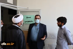 بازدید حمسن محمد پور از پایگاه واکسیناسیون حضرت فاطمه الزهرا(س) مستقر در مرکز شهید مدنی(ره) 2