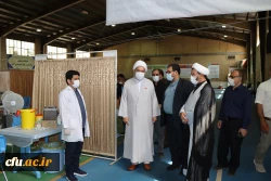 بازدید حمسن محمد پور از پایگاه واکسیناسیون حضرت فاطمه الزهرا(س) مستقر در مرکز شهید مدنی(ره) 5