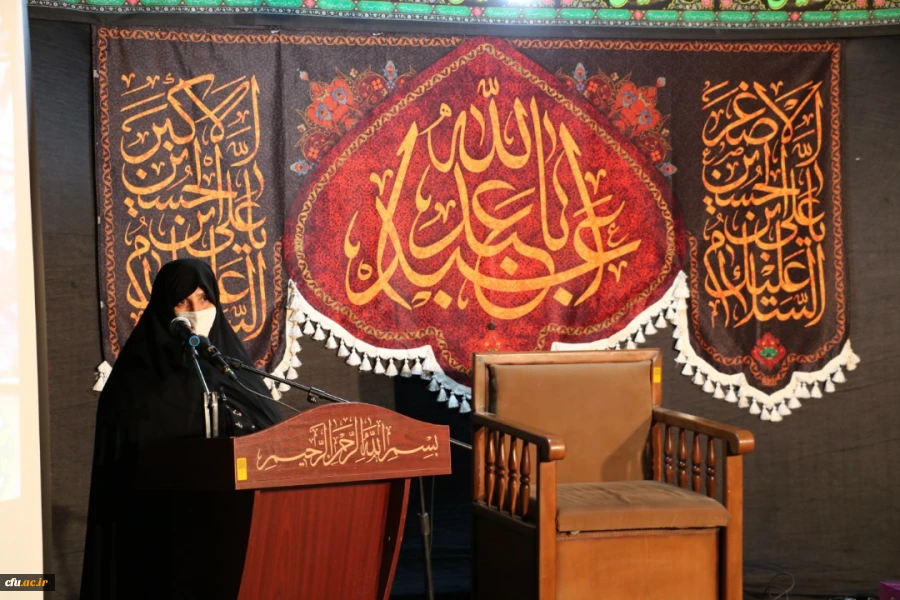 هفتمین شب سوگواری سرور و سالار شهیدان در دانشگاه فرهنگیان به میزبانی استان قزوین برگزار شد 7