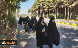 برگزاری مراسم پیاده روی جاماندگان اربعین حسینی در دانشگاه فرهنگیان کرمان 5