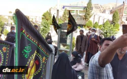 برگزاری مراسم پیاده روی جاماندگان اربعین حسینی در دانشگاه فرهنگیان کرمان 10