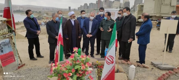 مراسم قرائت زیارت عاشورا و غبارروبی و عطر افشانی مزار مطهر شهدای دفاع مقدس استان اردبیل