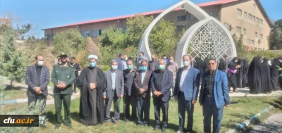 مراسم اربعین حسینی (ع) و هفته دفاع مقدس در پردیس فاطمه الزهرا (س) دانشگاه فرهنگیان آذربایجان شرقی برگزار شد