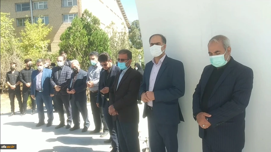 مراسم اربعین حسینی و هفته دفاع مقدس درپردیس فاطمه الزهرا سلام الله علیها دانشگاه فرهنگیان آذربایجان شرقی برگزار شد .  4