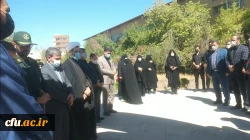 مراسم اربعین حسینی و هفته دفاع مقدس درپردیس فاطمه الزهرا سلام الله علیها دانشگاه فرهنگیان آذربایجان شرقی برگزار شد .  5