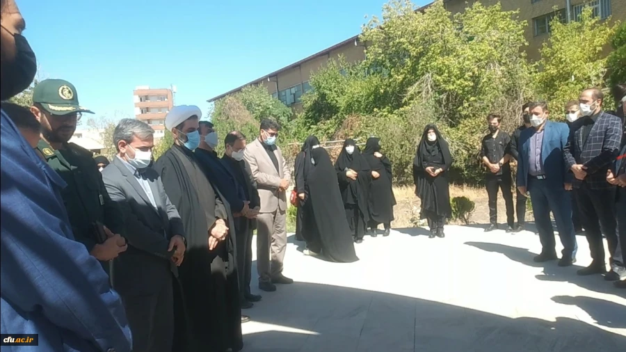 مراسم اربعین حسینی و هفته دفاع مقدس درپردیس فاطمه الزهرا سلام الله علیها دانشگاه فرهنگیان آذربایجان شرقی برگزار شد .  5