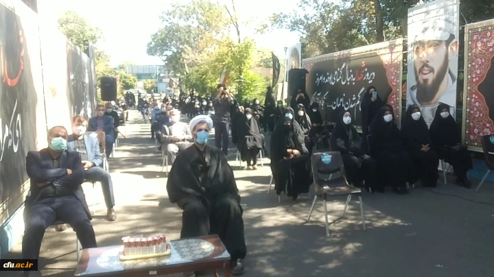 مراسم اربعین حسینی و هفته دفاع مقدس درپردیس فاطمه الزهرا سلام الله علیها دانشگاه فرهنگیان آذربایجان شرقی برگزار شد .  6