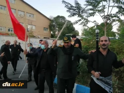 مراسم پرشکوه و بی نظیر پاسداشت  هفته دفاع مقدس  و تقارن این ایام با اربعین حسینی  درجوار شهید گمنام دانشگاه فرهنگیان استان آذربایجانشرقی  3