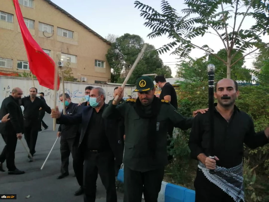 مراسم پرشکوه و بی نظیر پاسداشت  هفته دفاع مقدس  و تقارن این ایام با اربعین حسینی  درجوار شهید گمنام دانشگاه فرهنگیان استان آذربایجانشرقی  3