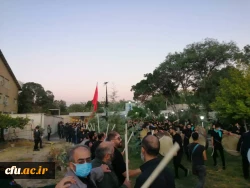 مراسم پرشکوه و بی نظیر پاسداشت  هفته دفاع مقدس  و تقارن این ایام با اربعین حسینی  درجوار شهید گمنام دانشگاه فرهنگیان استان آذربایجانشرقی  5