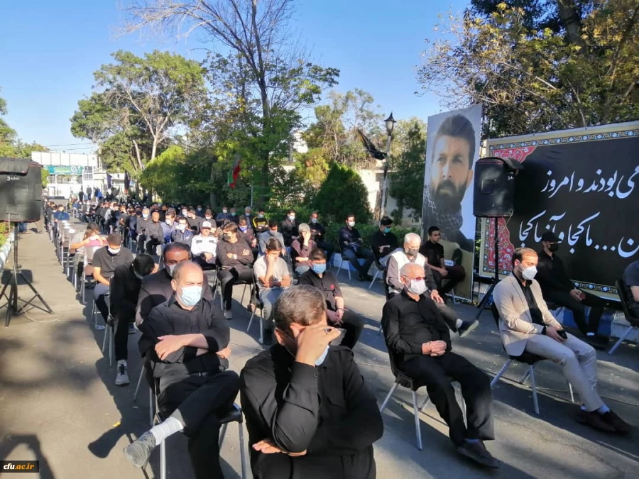 مراسم پرشکوه و بی نظیر پاسداشت  هفته دفاع مقدس  و تقارن این ایام با اربعین حسینی  درجوار شهید گمنام دانشگاه فرهنگیان استان آذربایجانشرقی  6