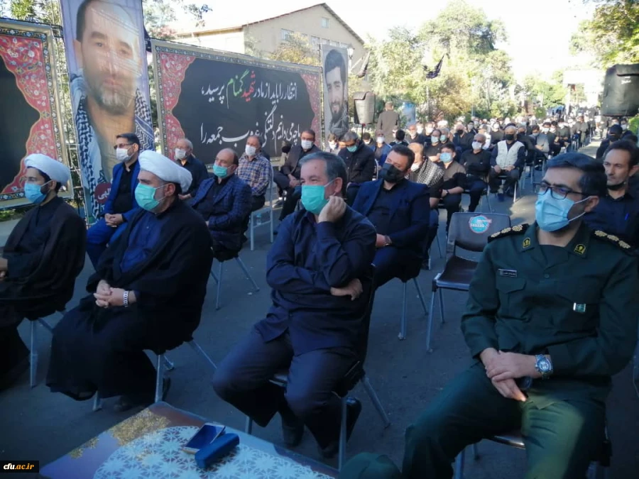 مراسم پرشکوه و بی نظیر پاسداشت  هفته دفاع مقدس  و تقارن این ایام با اربعین حسینی  درجوار شهید گمنام دانشگاه فرهنگیان استان آذربایجانشرقی  7
