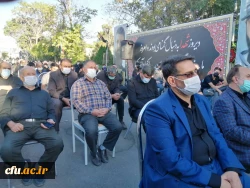 مراسم پرشکوه و بی نظیر پاسداشت  هفته دفاع مقدس  و تقارن این ایام با اربعین حسینی  درجوار شهید گمنام دانشگاه فرهنگیان استان آذربایجانشرقی  8