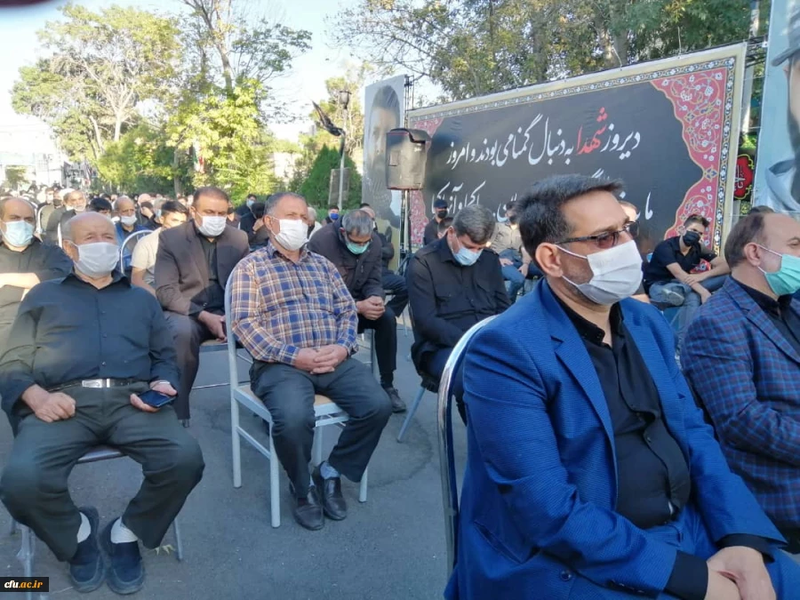 مراسم پرشکوه و بی نظیر پاسداشت  هفته دفاع مقدس  و تقارن این ایام با اربعین حسینی  درجوار شهید گمنام دانشگاه فرهنگیان استان آذربایجانشرقی  8