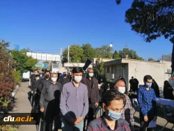 مراسم پرشکوه و بی نظیر پاسداشت  هفته دفاع مقدس  و تقارن این ایام با اربعین حسینی  درجوار شهید گمنام دانشگاه فرهنگیان استان آذربایجانشرقی  9