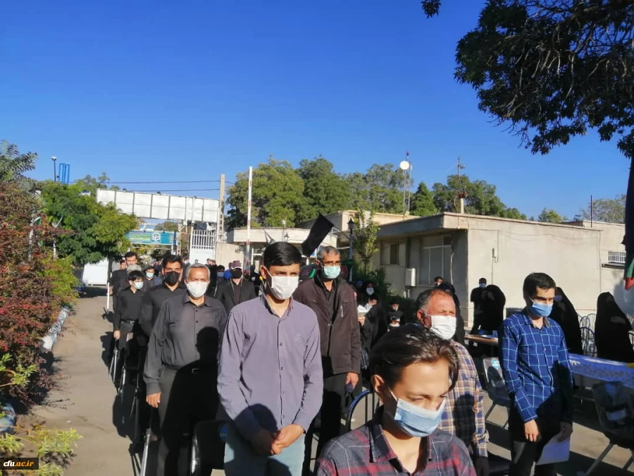 مراسم پرشکوه و بی نظیر پاسداشت  هفته دفاع مقدس  و تقارن این ایام با اربعین حسینی  درجوار شهید گمنام دانشگاه فرهنگیان استان آذربایجانشرقی  9