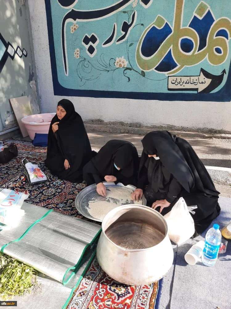 مراسم پرشکوه و بی نظیر پاسداشت  هفته دفاع مقدس  و تقارن این ایام با اربعین حسینی  درجوار شهید گمنام دانشگاه فرهنگیان استان آذربایجانشرقی  12