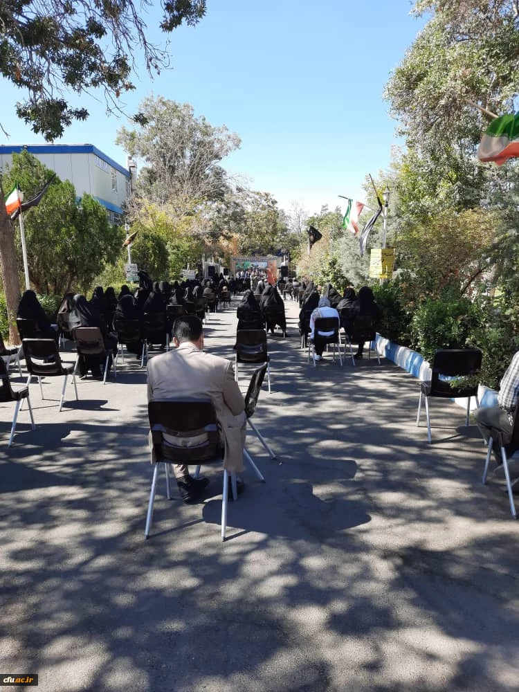 مراسم پرشکوه و بی نظیر پاسداشت  هفته دفاع مقدس  و تقارن این ایام با اربعین حسینی  درجوار شهید گمنام دانشگاه فرهنگیان استان آذربایجانشرقی  14