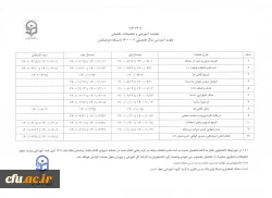 تقویم آموزشی سال تحصیلی 1401-1400 