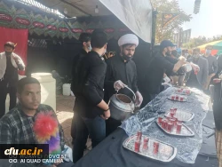 برپایی موکب تربیتی اربعین حسینی بسیج دانشجویی دانشگاه فرهنگیان استان اصفهان در مسیر پیاده روی اربعین حسینی در اصفهان  4
