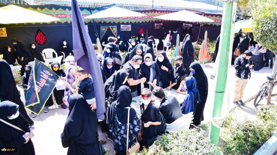برپایی موکب تربیتی اربعین حسینی بسیج دانشجویی دانشگاه فرهنگیان استان اصفهان در مسیر پیاده روی اربعین حسینی در اصفهان  5