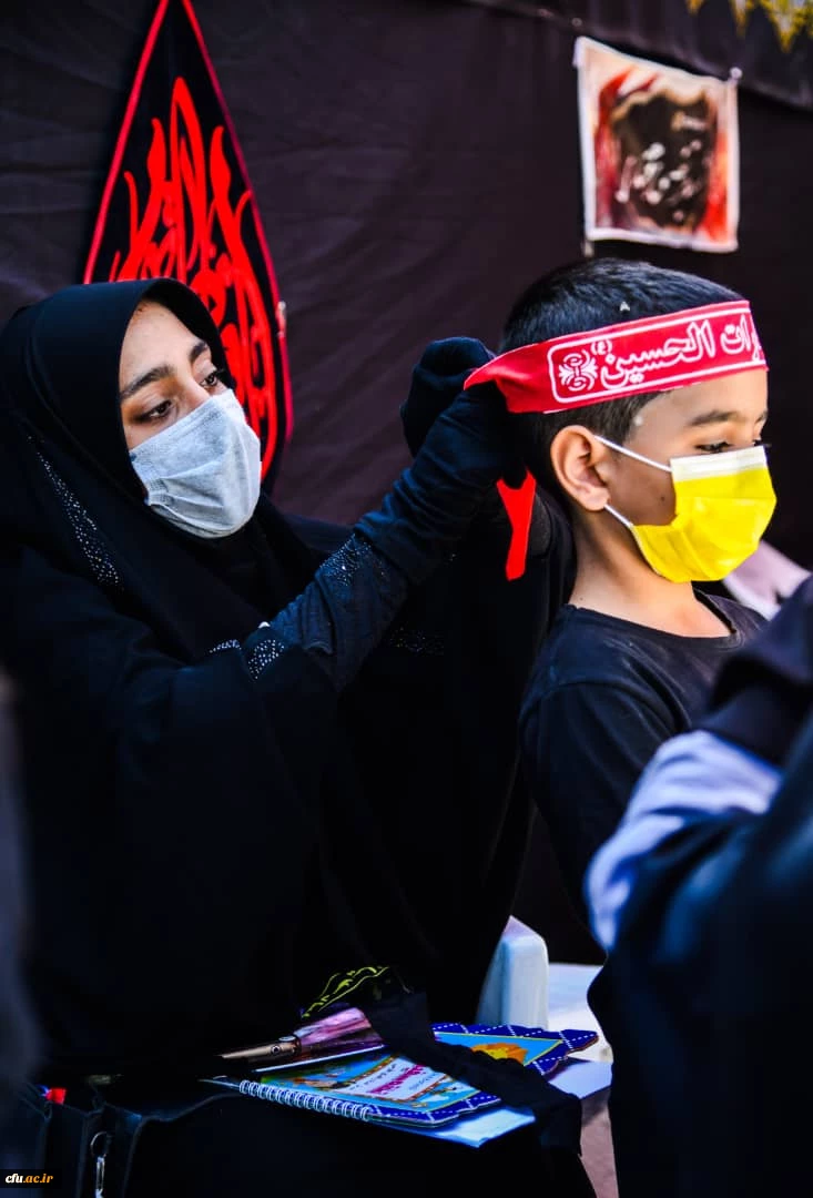 برپایی موکب تربیتی اربعین حسینی بسیج دانشجویی دانشگاه فرهنگیان استان اصفهان در مسیر پیاده روی اربعین حسینی در اصفهان  7