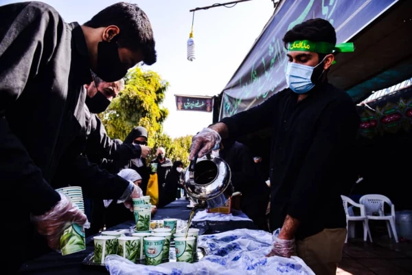 برپایی موکب تربیتی اربعین حسینی بسیج دانشجویی دانشگاه فرهنگیان استان اصفهان در مسیر پیاده روی اربعین حسینی در اصفهان  9